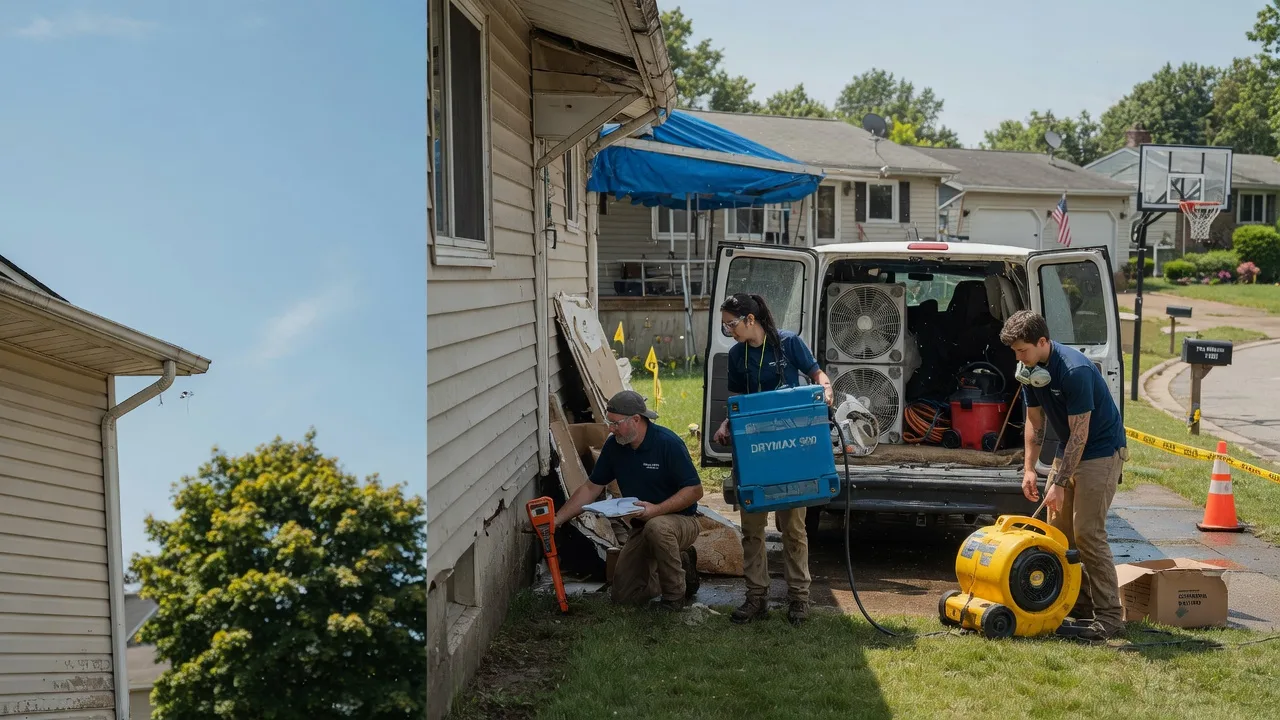Ceiling Leak Cleanup in Merrillville, IN near me
